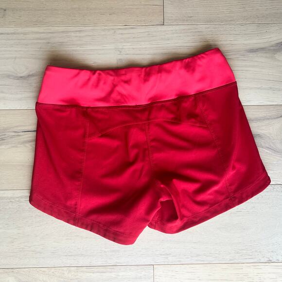Goal Five - Excel Women's Workout Shorts - Red - Size S - Picture 2 of 4
